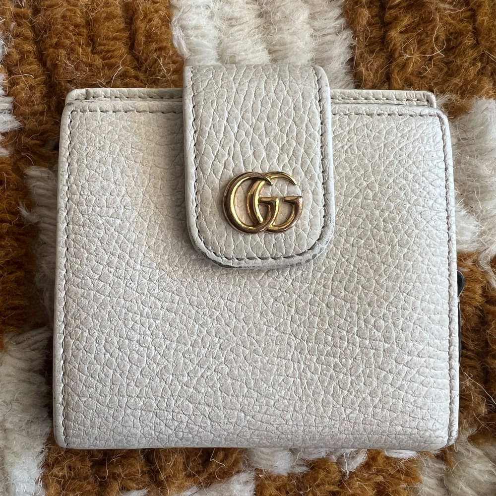 Gucci DoubleG Cream Wallet